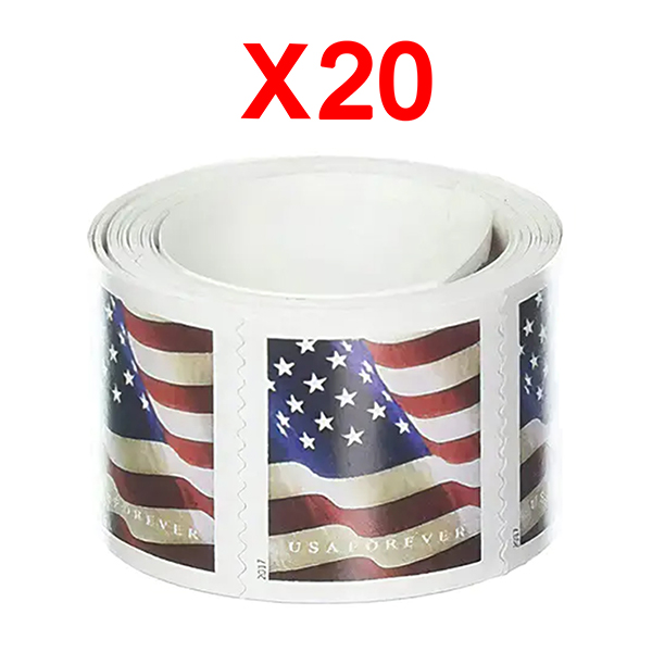 2017 U.S. Flag , 20 Rolls (2000 Pcs)