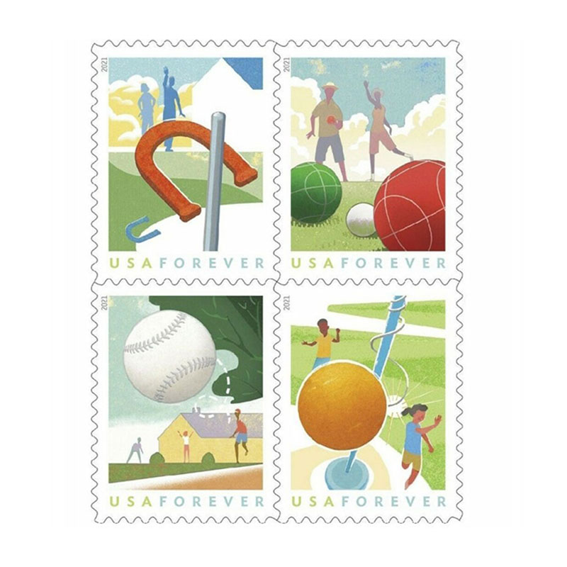 Backyard Games Forever Stamp 2021