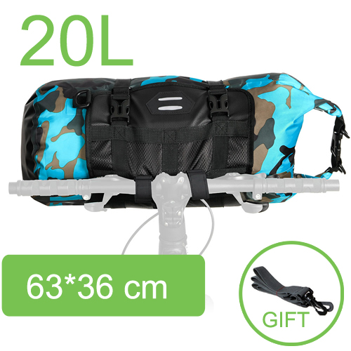 Bike Bicycle Bag 2 IN 1 Waterproof Large Capacity 3L/7L/10L/15L/20L MTB Road Handlebar Front Bag Pouch Pannier Bike Accessories